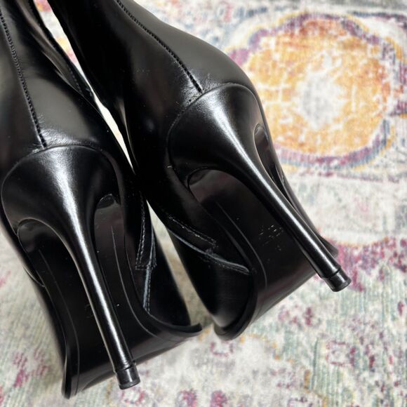 Zara Ludovic De Saint Leather Heel Boots - Picture 6 of 12